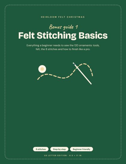 Felt Stitching Basics guide